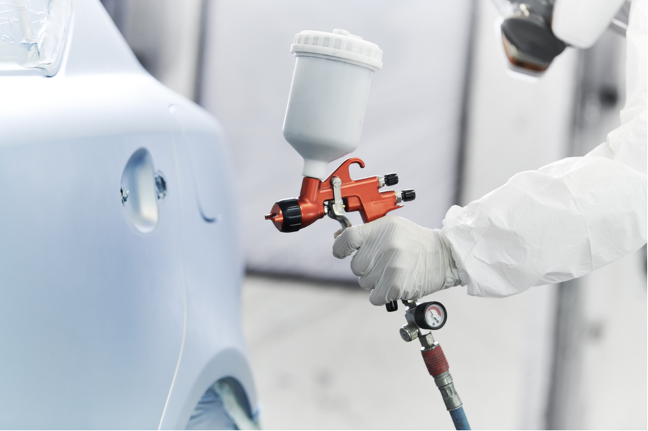 板金作業の流れその2：塗装の研磨と下地処理